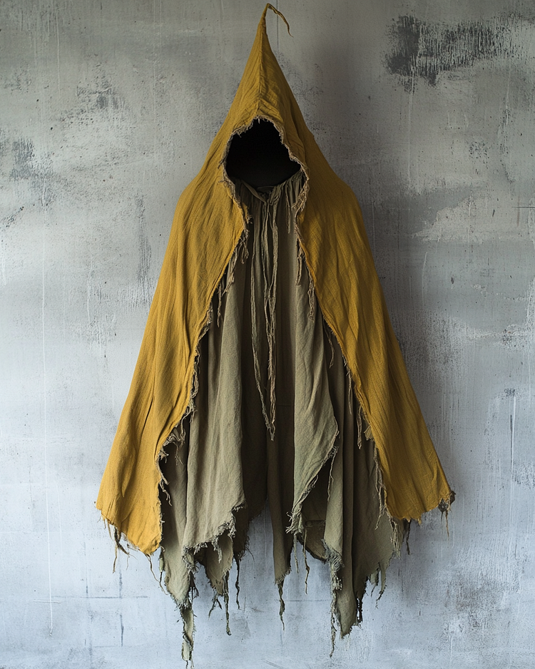 Solid color tassel cape 96b7