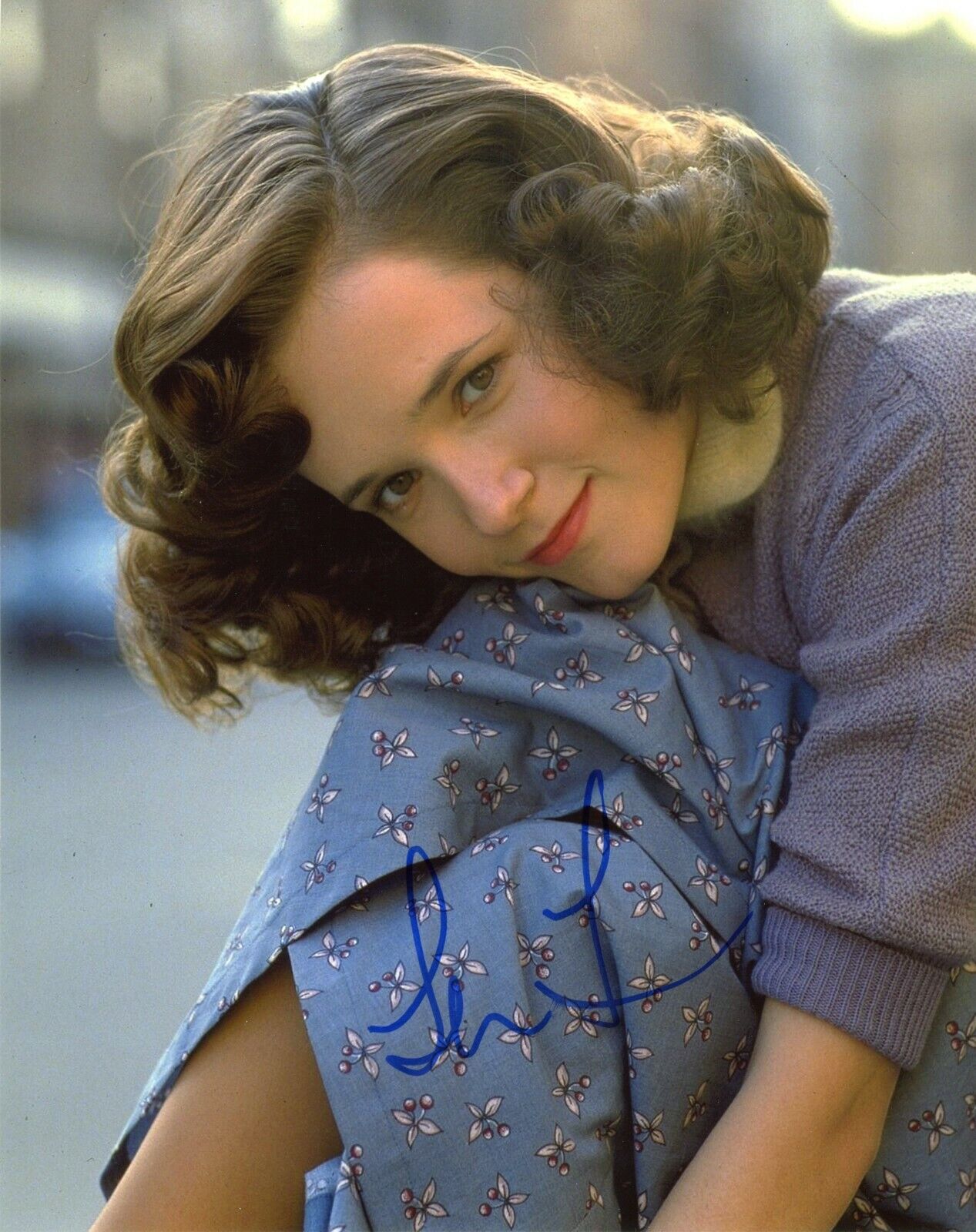 ~ LEA THOMPSON Authentic Hand-Signed Back to the Future -Lorraine