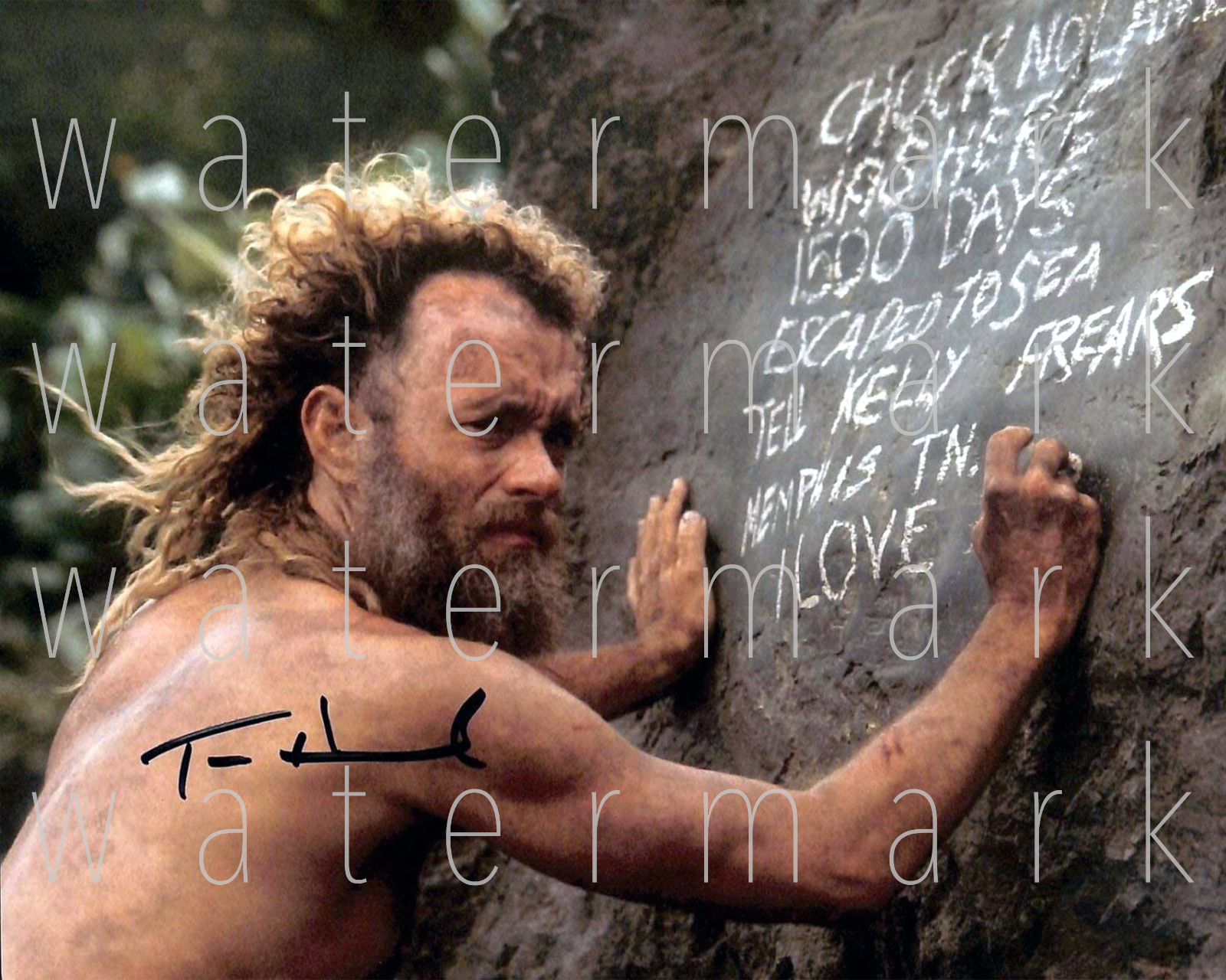 Cast Away signed 8x10 Photo Poster painting poster autograph RP Tom Hanks