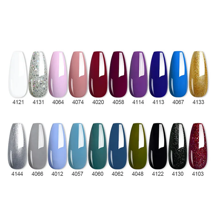 Arte Clavo Gel Nail Polish Set 20PCS Hybrid Varnishes UV LED Lamp Gel Kits Base Top Coat For Nails Art Manicure Gel Polish Set_ viptrois