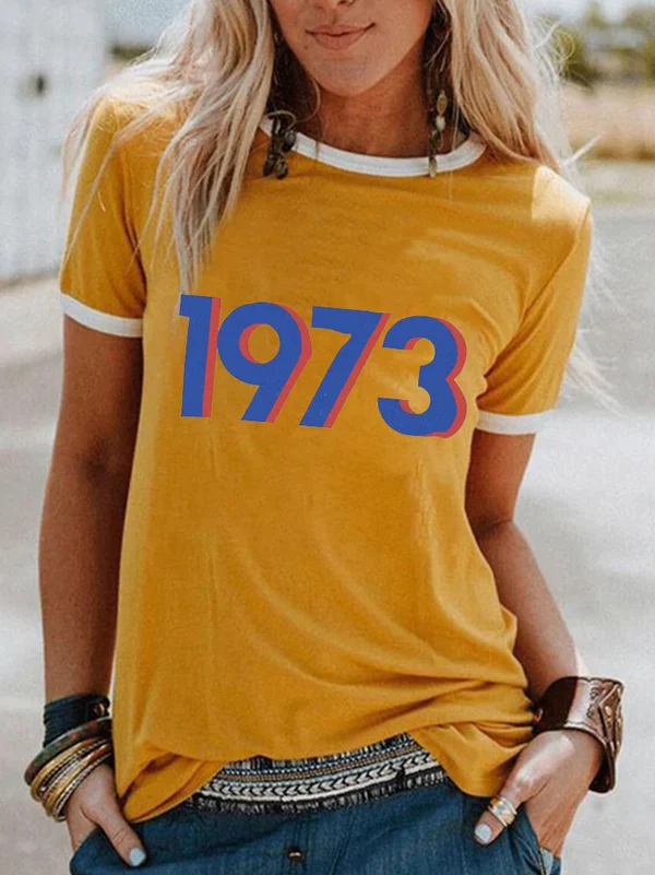 Women's PRO ROE 1973 Print T Shirt