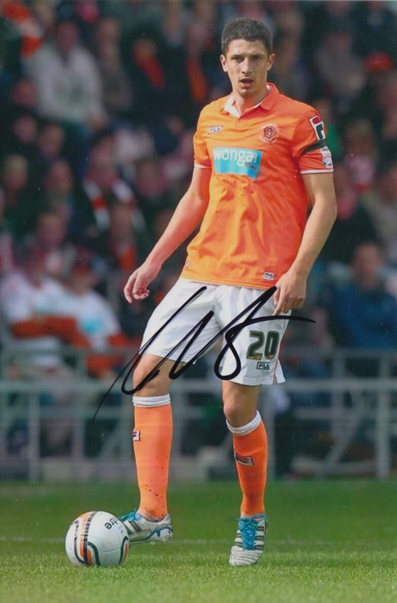 BLACKPOOL HAND SIGNED CRAIG CATHCART 6X4 Photo Poster painting 1.