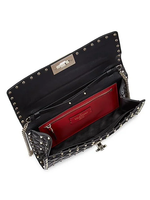 Valentino Garavani Rockstud Spike Quilted Leather Shoulder Bag 5 out of 5 Customer Rating
