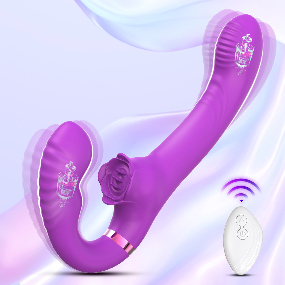 Remote Control G Spot Vibrator With Clit Licking 