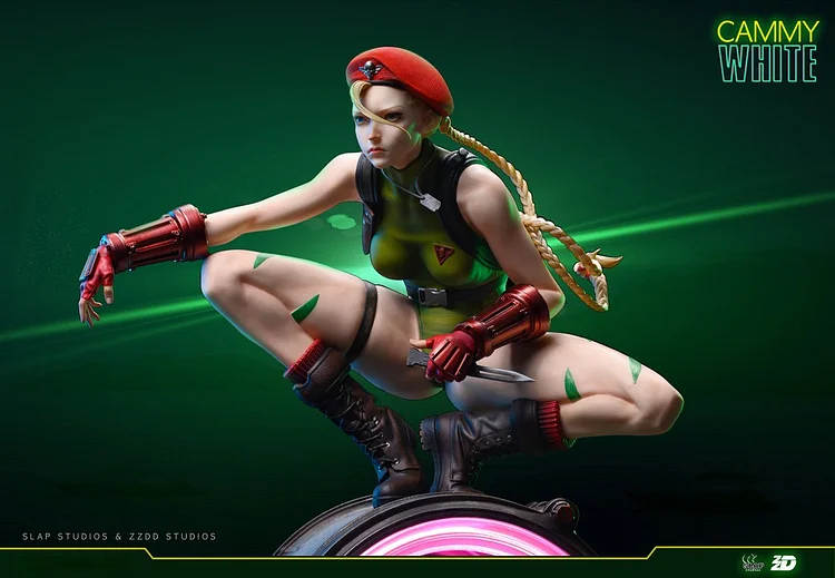 1/4 Scale Cammy White with LED - Street Fighter Resin Statue