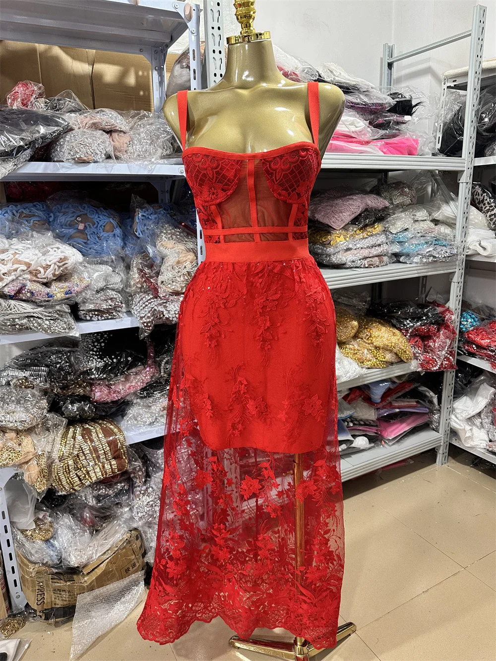 Zingj Dress With Evening Dress Dress Red Dress Lace Sexy Elegance