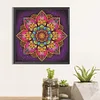 Mandala-Peinture spéciale partielle au diamant-30*30cm