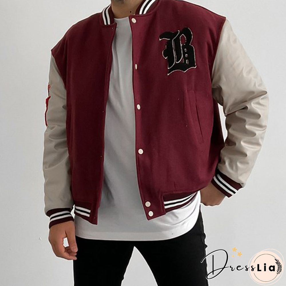 College Style Baseball Jacket
