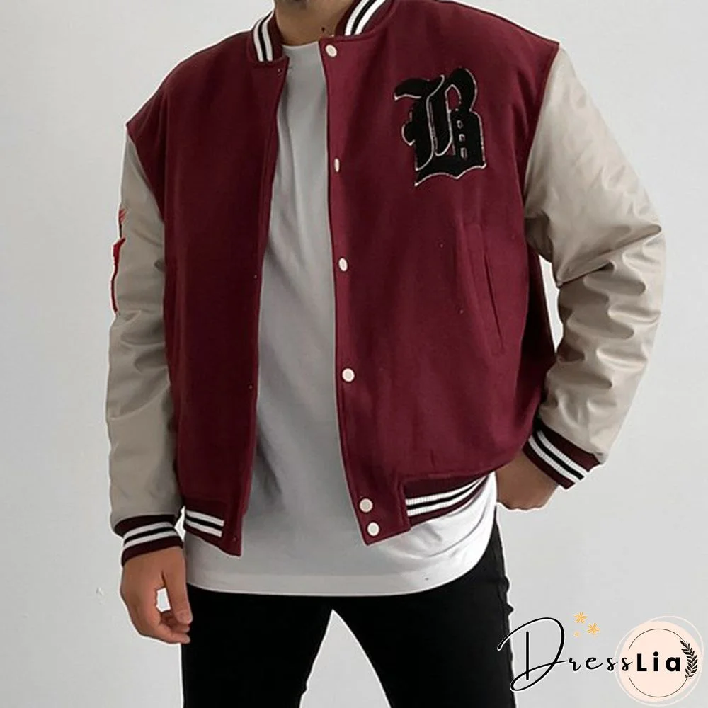 College Style Baseball Jacket