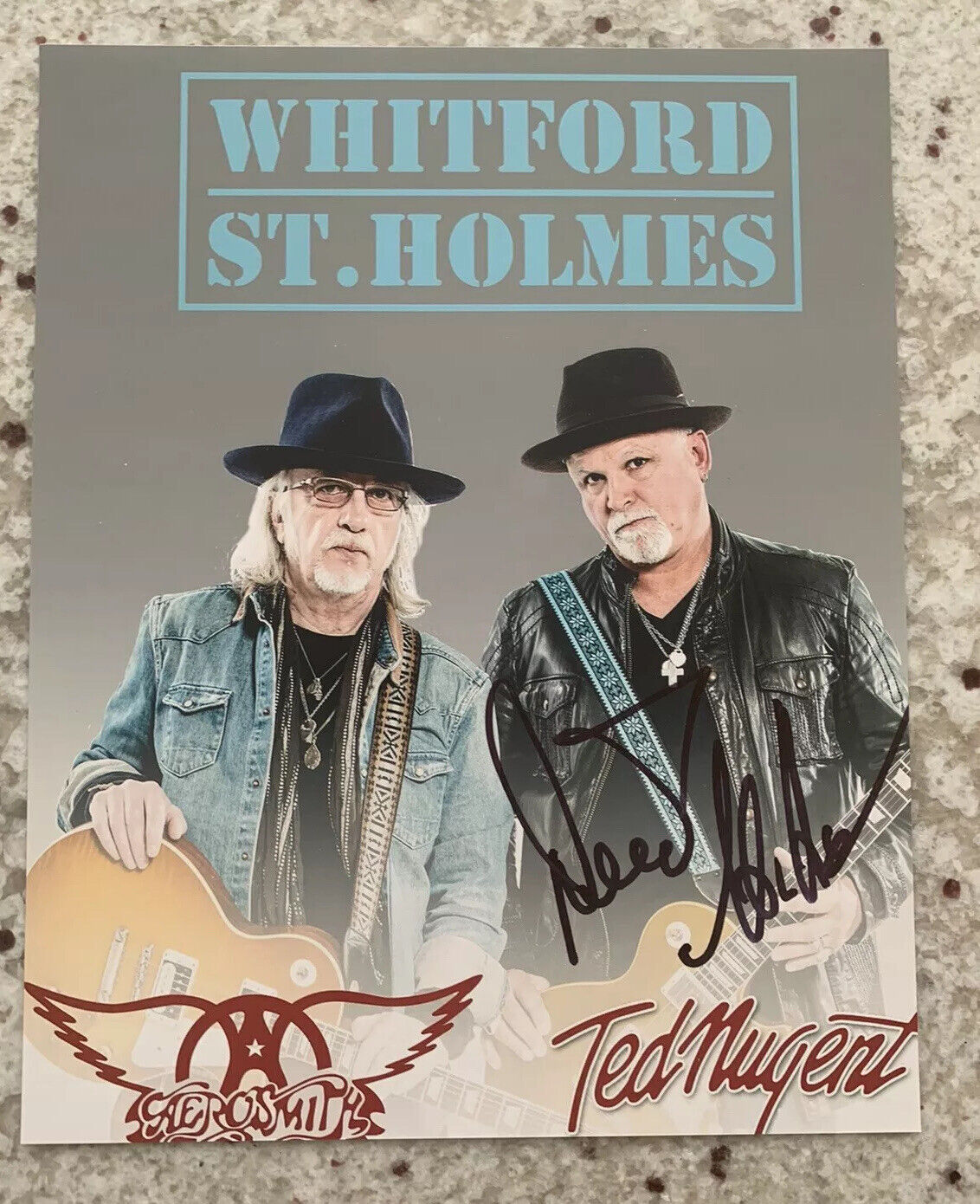 Derek St Holmes Signed Whitford St Holmes Autographed 8X10 Photo Poster painting NAMM