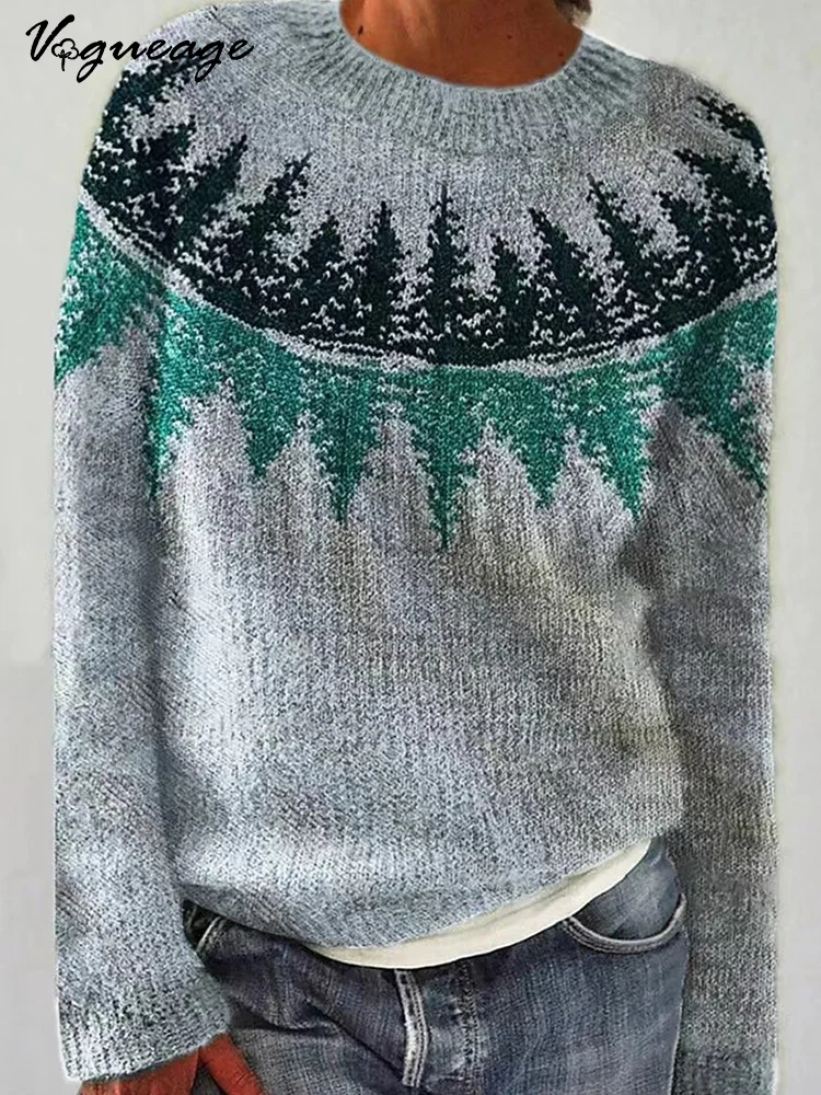 Stylish Casual Soft Long Sleeve Knit Sweater
