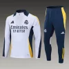 2024/2025 Real Madrid Half-Pull Training Suit White Football Shirt 1:1 Thai Quality Set love fball