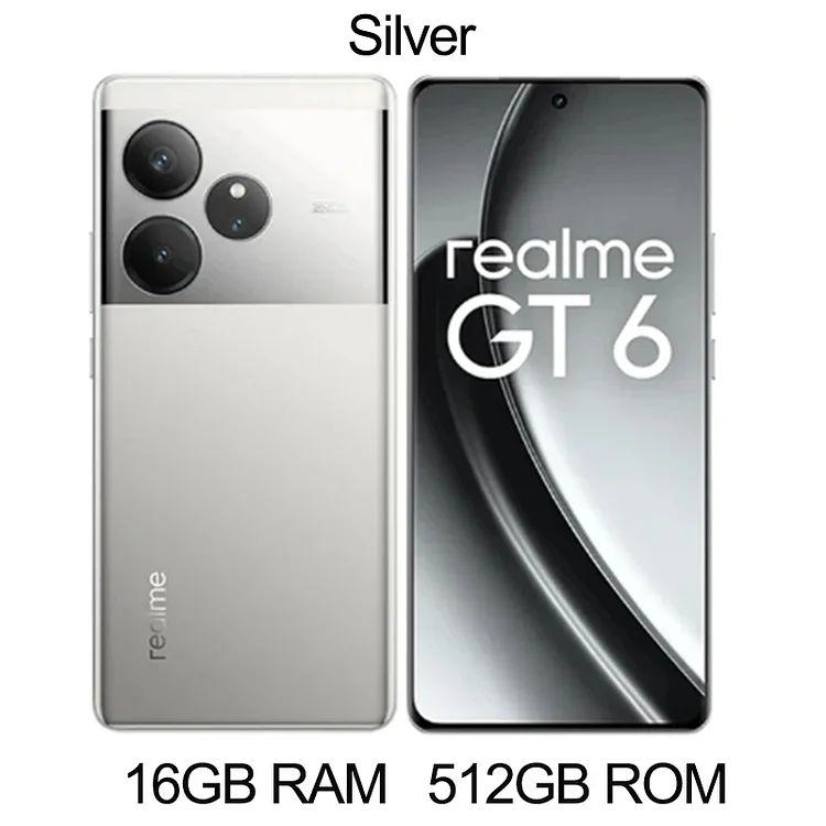 Realme GT 6 Snapdragon 8S Gen 3 5500mAh 120W Supervooc 50MP IMX882 6.78Inch 120Hz 6000nit Display NFC OTA