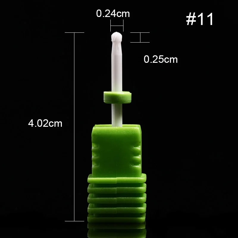 1Pc Ceramic Nail Drill Bits Nail Milling Cutter Bits Electric Drill Machine For Manicure Pedicure Equipment Accessory Tools-Nail Inspo