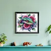 Flower Snake-14CT Stamped Cross Stitch 33*31cm/12.99*12.2in