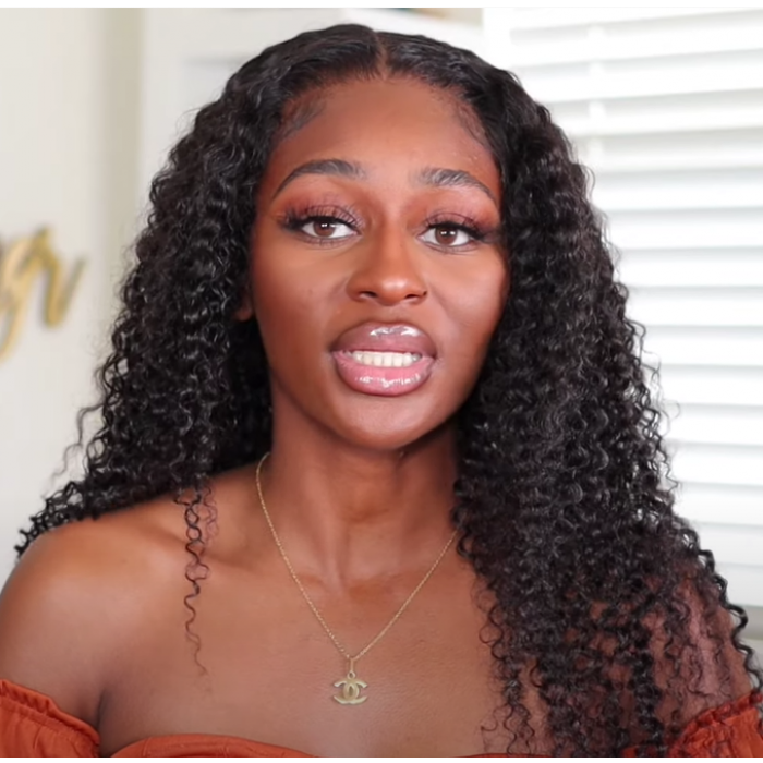 Hair HD Transparent Lace Wig Kinky Curly Lace Closure Wigs