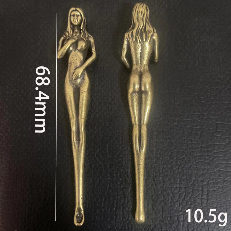 Beauty Ear Spoon Keychain Creative Pendant Pure Copper Bottle Opener Ear Spoon Charm Small Gifts | 168DEAL