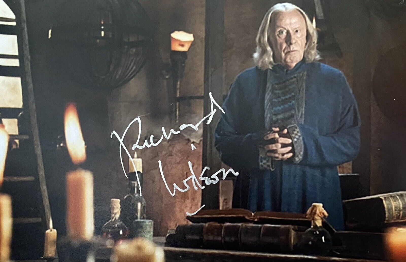 Richard Wilson Genuine Hand Signed Merlin 6x4 Photo Poster painting 4