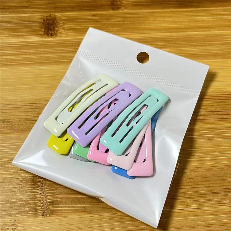 Sweet BB Clip Cream Color Broken Hair Headdress Oil Drop Cute Hair Clip Children’s Bangs Paint Edge Clip Candy Color