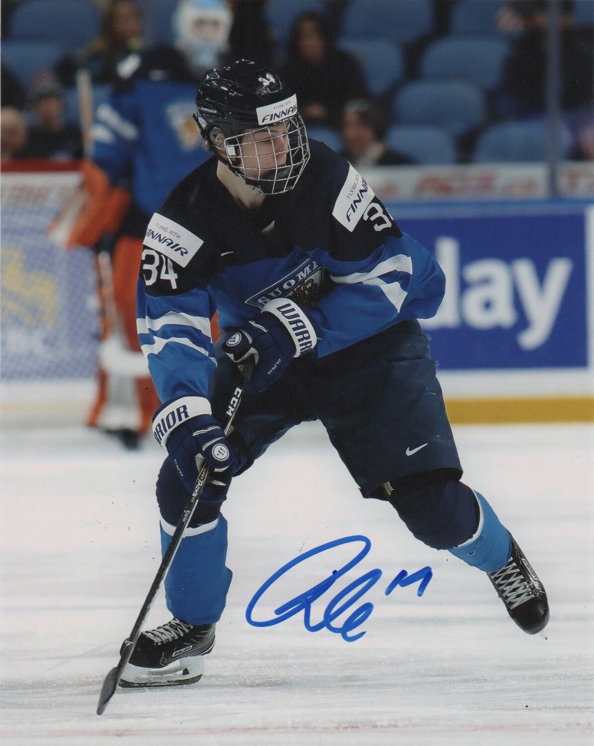 Team Finland Rasmus Kupari Signed Autographed 8x10 Photo Poster painting COA #1