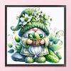 Cucumber Gnome - 11CT Stamped Cross Stitch - 45*45cm