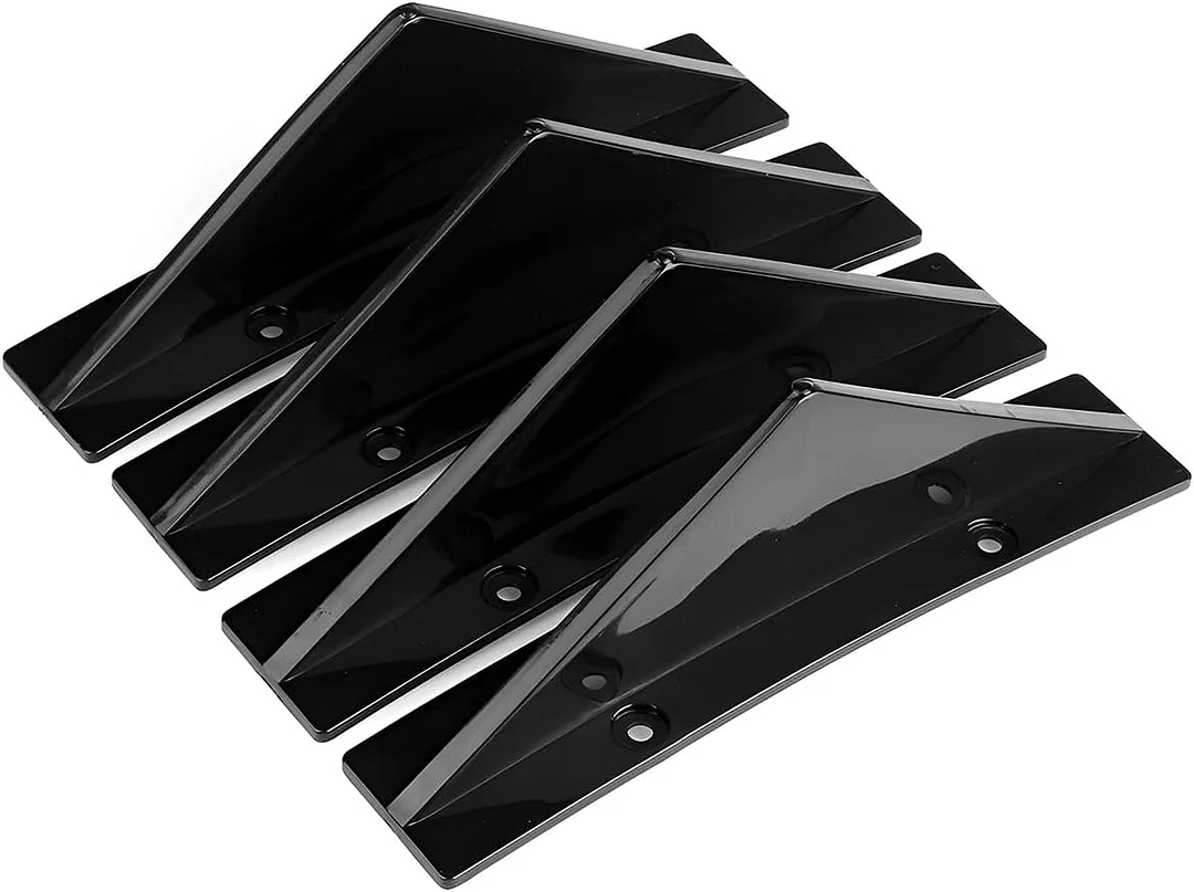 4pcs Car Lower Bumper Lip Diffuser, Anti-collision Accessories Spoiler Protector