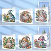 6pcs DIY Easter Diamond Painting Greeting Cards
