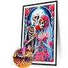 (40*60cm)Skull Tarot - Full Round Drill Diamond Painting