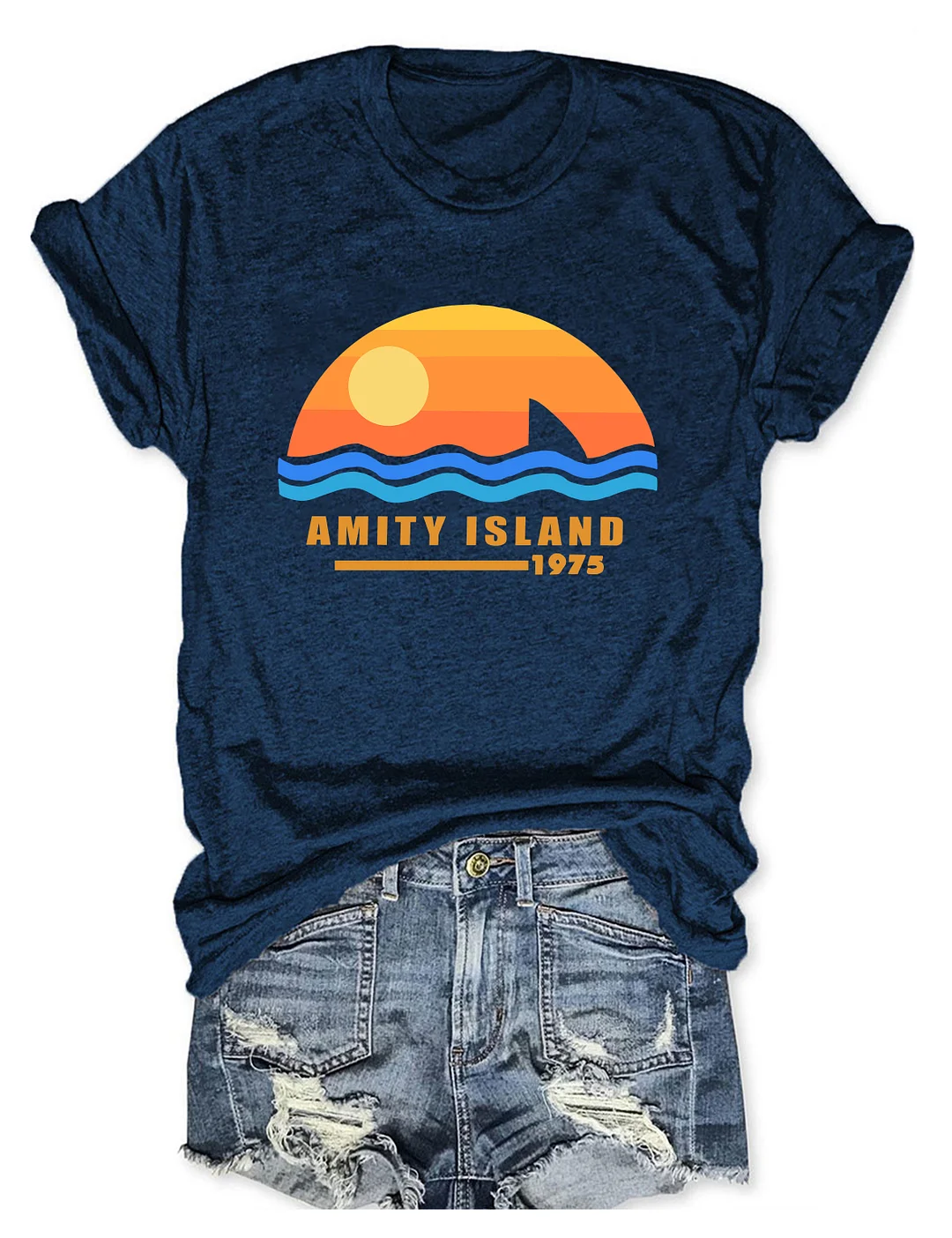Jaws Amity 1975 T-shirt