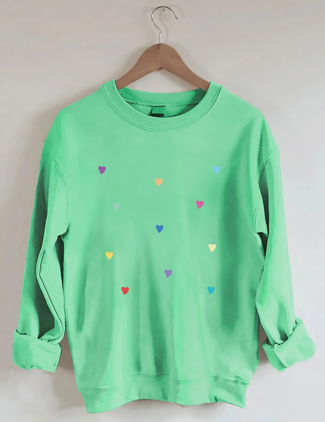 Colorful Hearts Sweatshirt