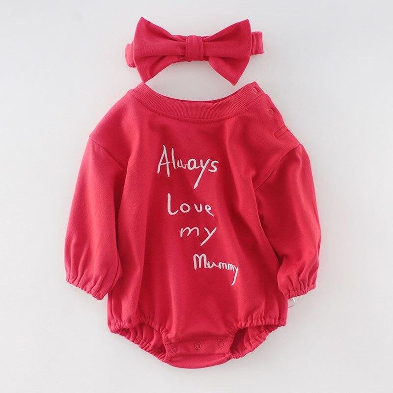 Autumn Winter Infant Baby Boys Girls Rompers Baby Clothes Bear Printing Long Sleeve Rompers Baby Boys Girls Thicken Rompers