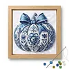 Porcelain Glass Bead Partial 11CT DIY Stamped Cross Stitch Kits for Beginners Adults Home Decor Cross Stitch Art and Crafts Kits 14.04x14.04in