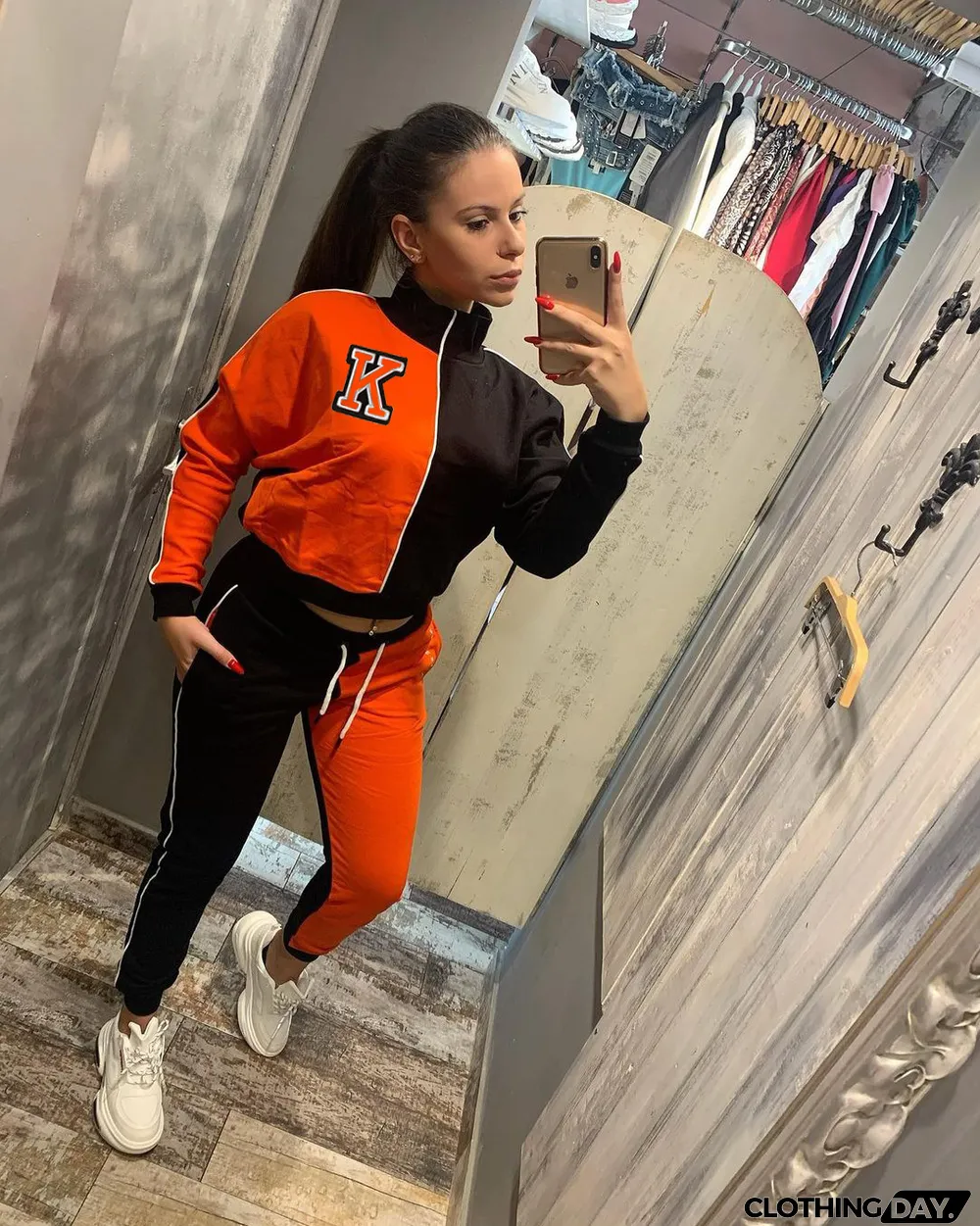 Casual Sports Patchwork Long Sleeve 2 Piece Sets