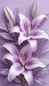 Luxury AB Velvet Diamond Painting Kit - Flowers