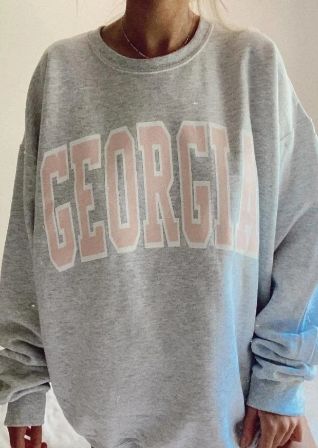 Georgia Sweatshirt GREY August Lemonade August Lemonade