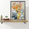 Lapin Disney-peinture diamant rond-40*50cm