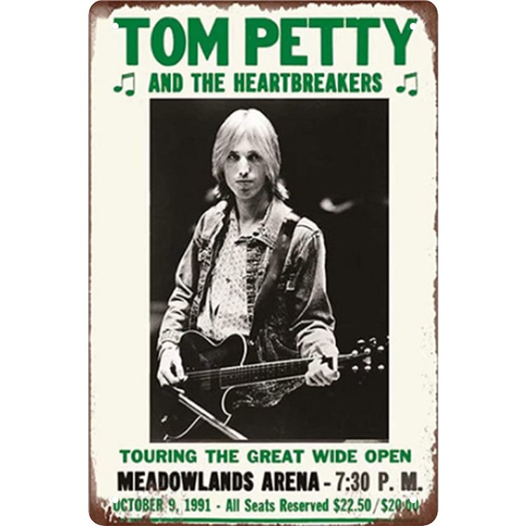 【20*30cm/30*40cm】Tom Petty - Vintage Tin Signs/Wooden Signs
