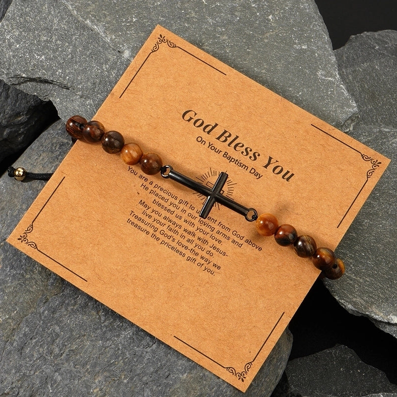 Bohemian Geometric Natural Stone Handmade Men’s Bracelets