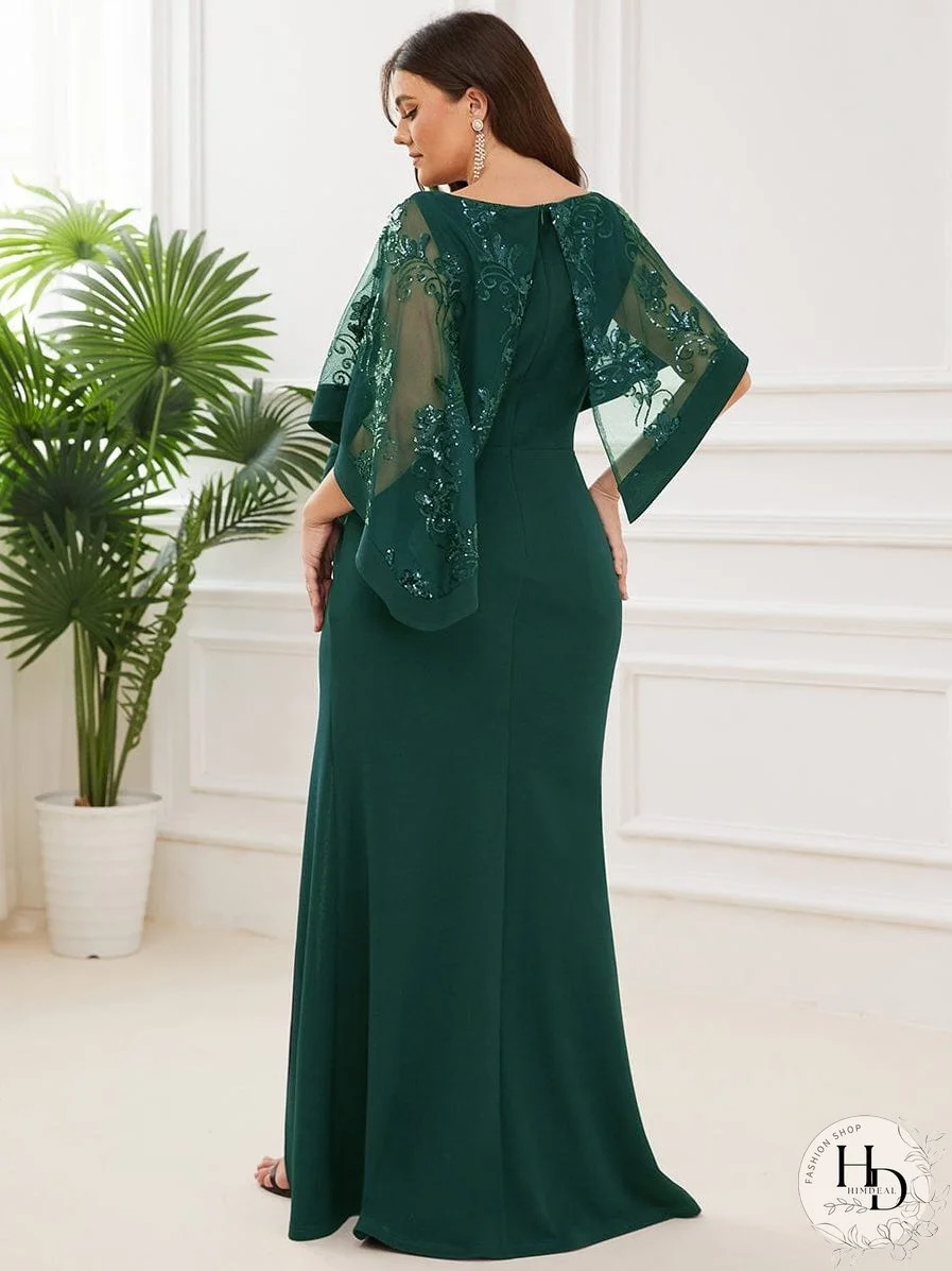 Statement Jumpsuit with High Slit