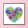 Succulent-11CT Stamped Cross Stitch Kit(40*40cm)