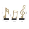Lovely Musical Note 3PCS Set Home Studio Store Table Decor Prop