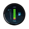 12V Fuel Level Gauge 10 LED 2Inch Car Gas Gauge for Car Motorcycle SUV ATV Truck