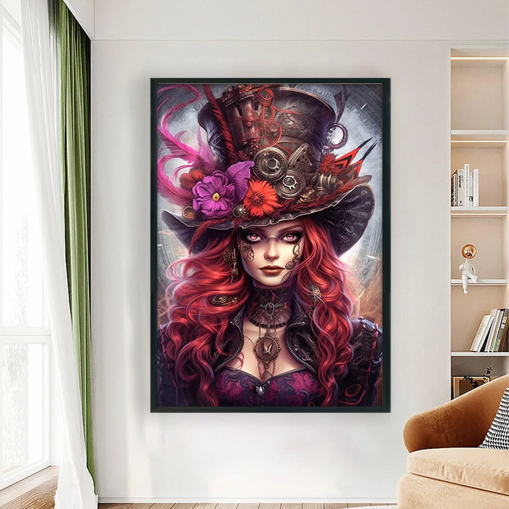 11CT Full Stamped Cross Stitch - Stain Glass Petra Ancient (Canvas|50*50CM) - Eco-Friendly Cotton Thread