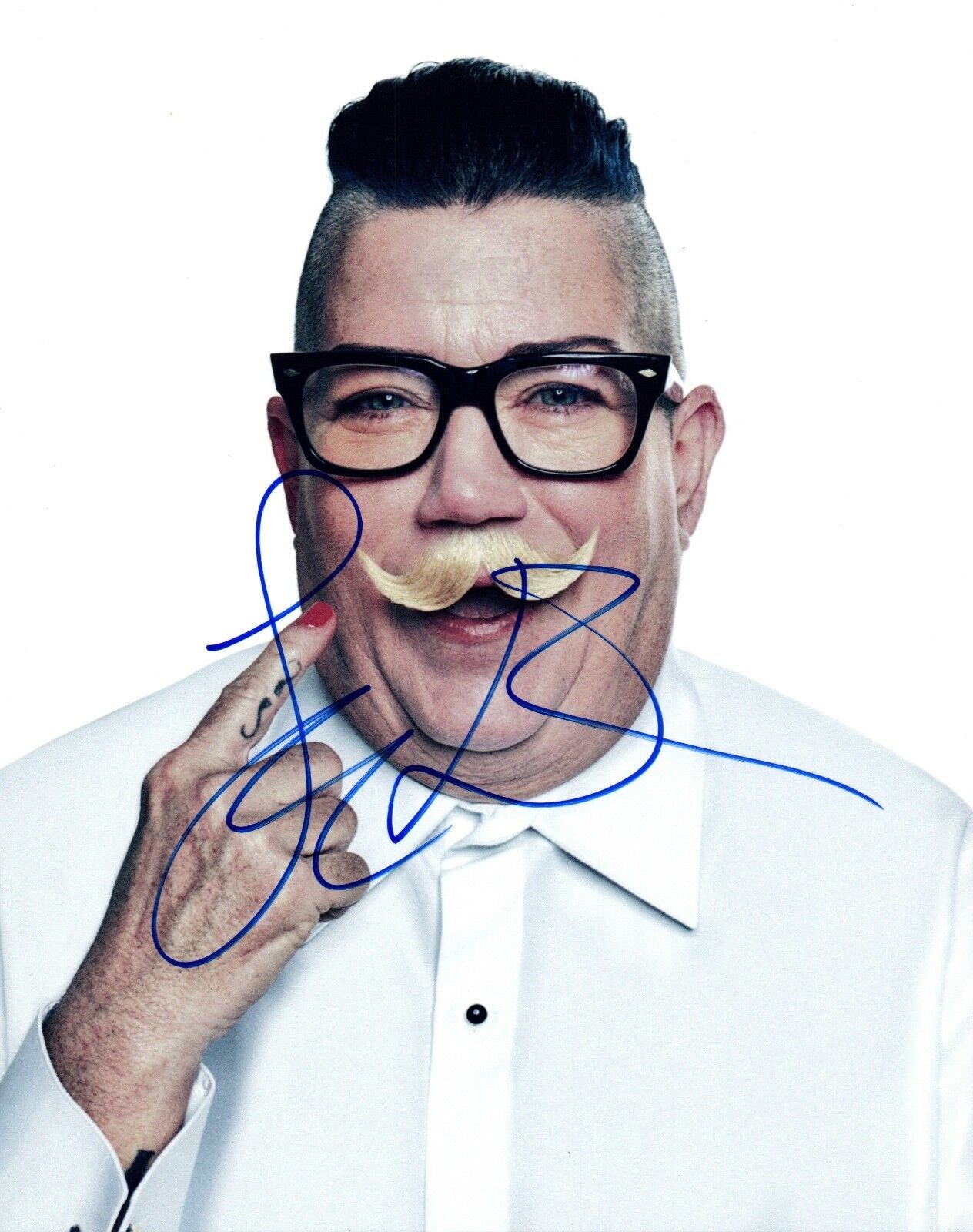 Lea DeLaria Signed Autograph 8x10 Photo Poster painting ORANGE IS THE NEW BLACK Comedian COA AB