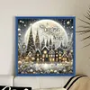 Christmas Scenery-14CT Stamped Cross Stitch 40*40cm/15.75*15.75in tapestrymarket