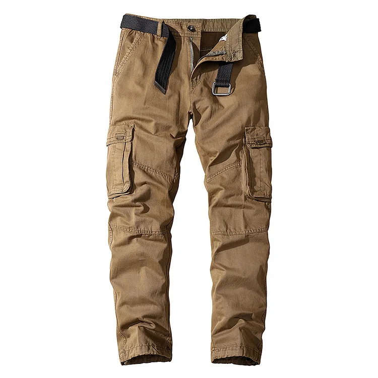 PASUXI Manufacturer Sport Cargo Men Running Casual Leisure Tactical Trousers Multi Pockets Washed Blank Jogger Track Pants huanwei