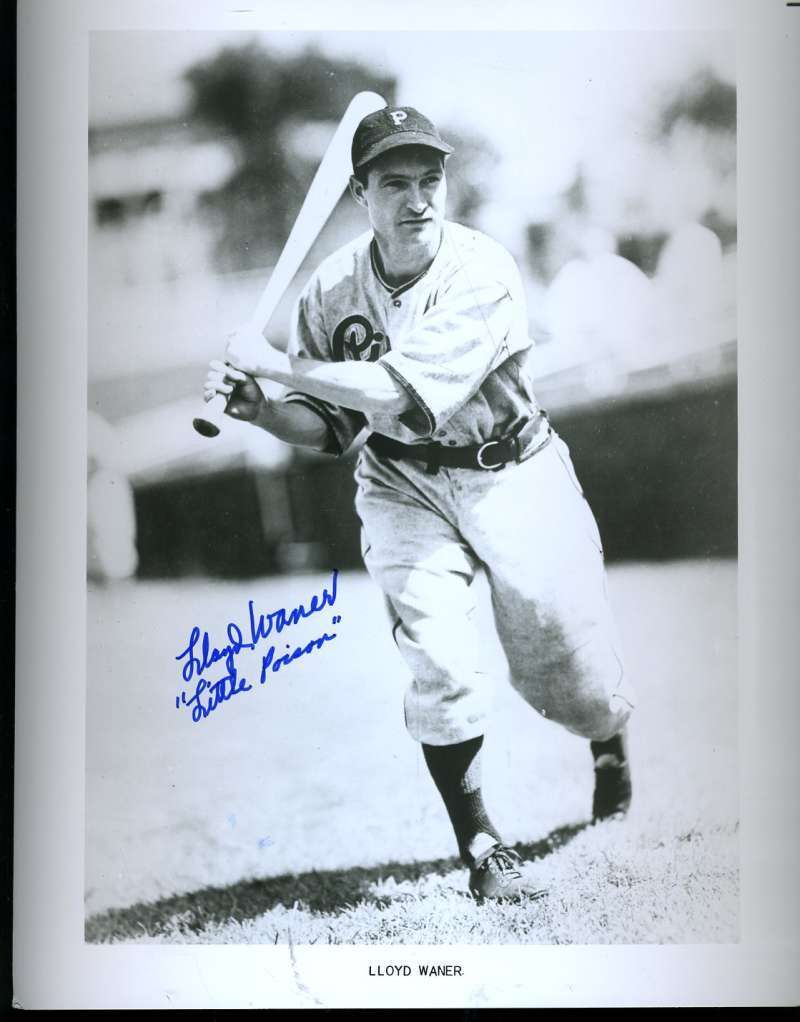 Lloyd Waner Psa/dna Signed Certified 8x10 Photo Poster painting Authentic Autograph