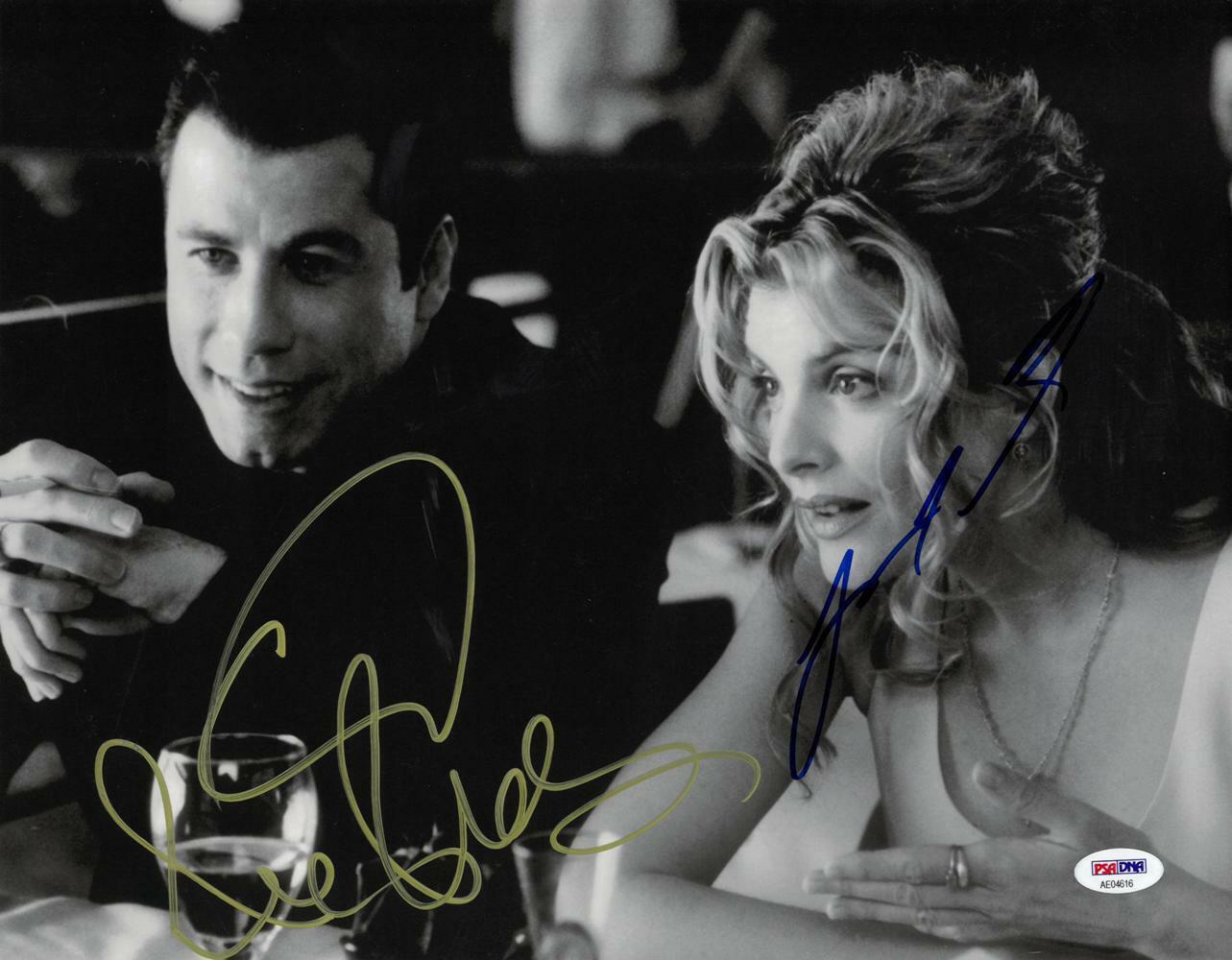 John Travolta/Rene Russo Signed Get Shorty Auto 11x14 Photo Poster painting PSA/DNA #AE04616