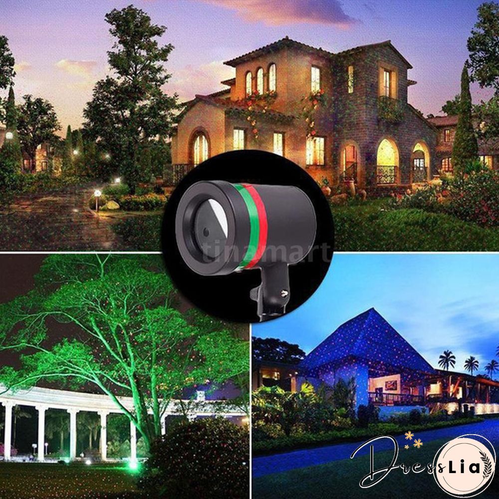 Outdoor Dynamic Sky Starry Sky Projection Light Waterproof Landscape Light Lawn Stage Effect Light Christmas Decoration Light Halloween Decoration Light