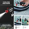 Bicycle CO2 Valve Head Kit with Foam Sleeve M&A Valves Adapter for Cycling